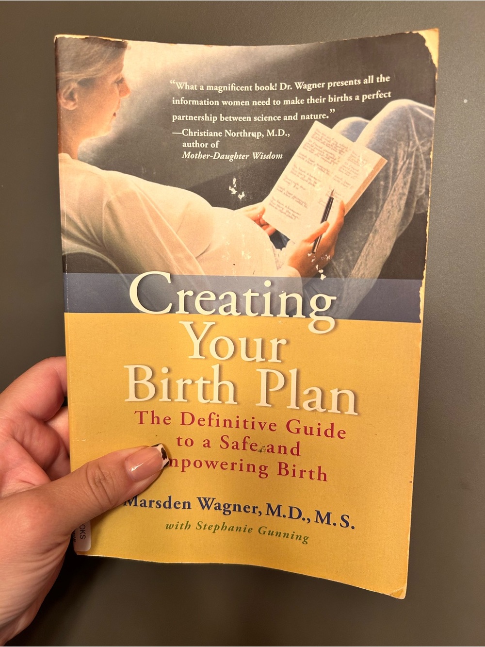 Creating Your Birth Plan Paperback Book - Yellow Cover